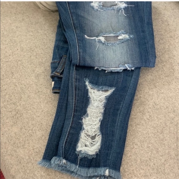 LAST ONEKanCan Distressed Perfect Fit Skinny Jeans - Picture 6 of 6